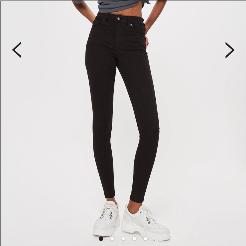 Topshop jamie jeans black